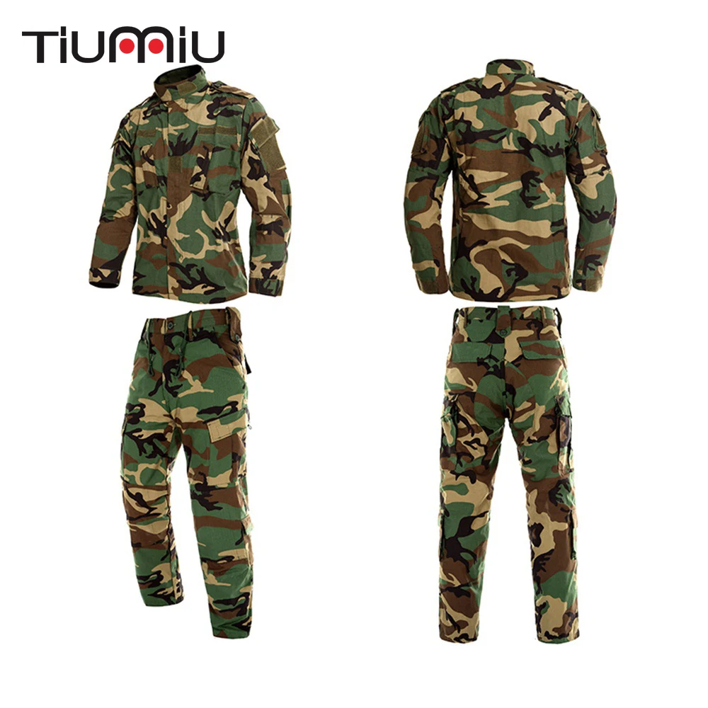 

2018 New Desert & Jungle Camouflage Suit Shell Camouflage Hunting Clothes Outdoor Training Tactical Military Fleece Jacket+Pants