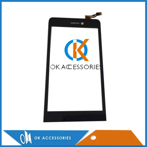 Черный цвет для Highscreen Spider сенсорный экран дигитайзер стекло высокое качество 1