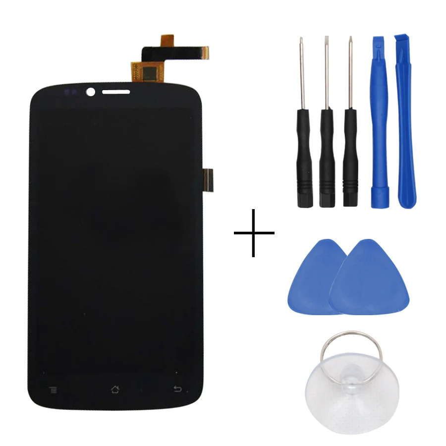 

In Stock Original Black For BLU studio5.3S D590/D580 LCD Display And Touch Screen Assembly Free Shipping + Tools + Track Number