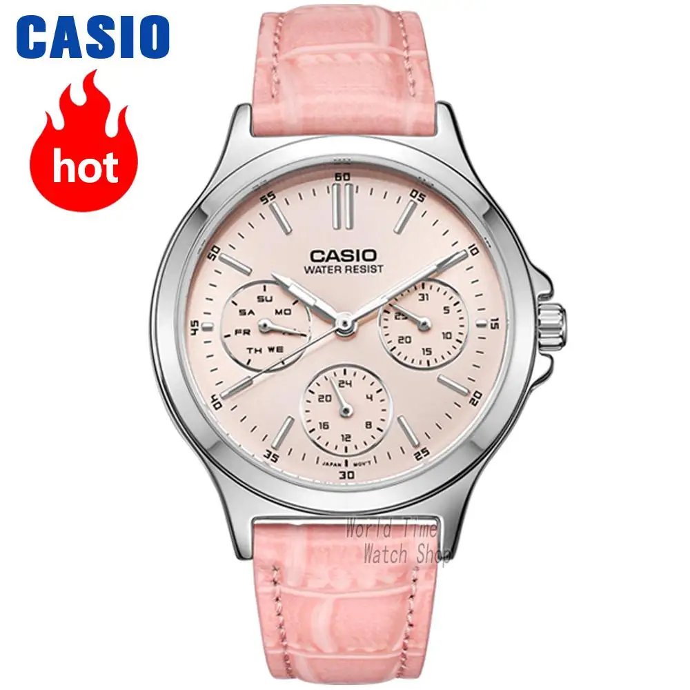 Casio watch elegant ladies watch LTP-V300D-1A LTP-V300D-2A LTP-V300D-4A LTP-V300D-7A LTP-V300L-1A LTP-V300L-2A LTP-V300L-4A casio ltp v005g 1b