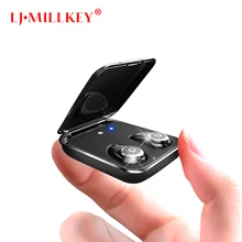 TWS Wireless Bluetooth Earphones True Stereo Earbud Waterproof Headset for Phone HD Communication Portable with Mic YZ148