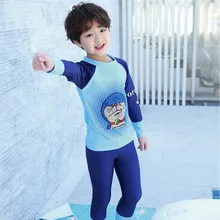 Детские купальники с длинными рукавами для мальчиков, большие размеры, детские купальные костюмы, серфинг плавание, танкини, бикини