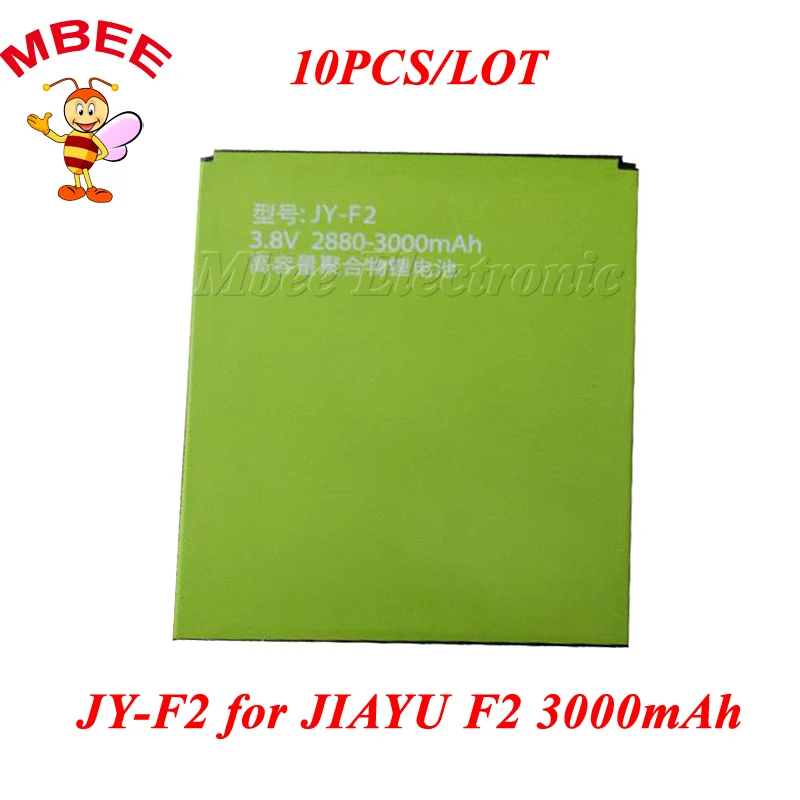 10 шт./лот JY-F2 батарея для JIAYU F2 батарея Аккумулятор Акку PIL 2880-3000 мАч