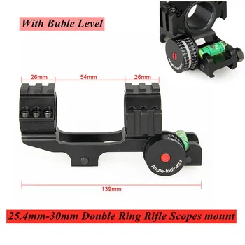 

PPT Tactical 25.4MM 30MM Double Rings 20mm Picatinny Weaver Rail Dual Ring Cantilever Scope Mount Ring for rifle scope GZ24-0188