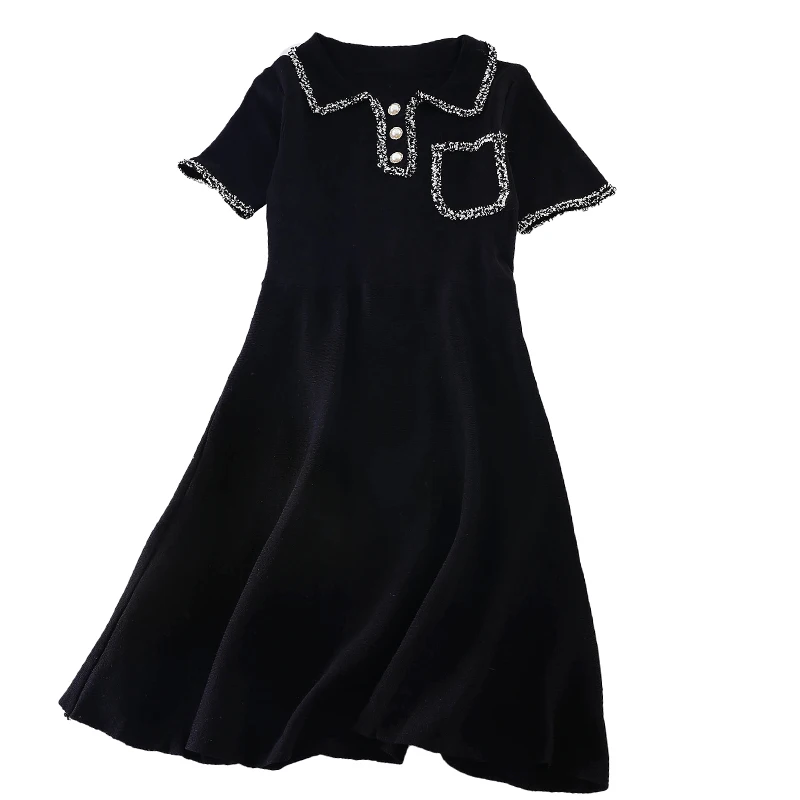 Woherb элегантное черное платье с коротким рукавом женское летнее тонкое трикотажное платье с кисточками сексуальное платье с открытой спиной Vestidos 22431