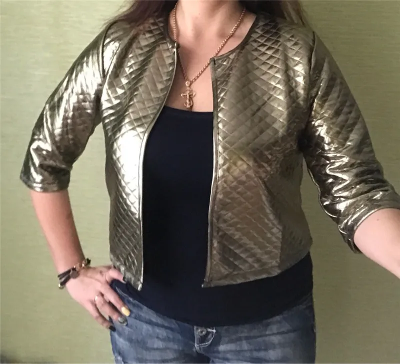 2018 fashion Europe and America autumn and winter new short fashion no zipper jacket 5 colors 5 yards (23)