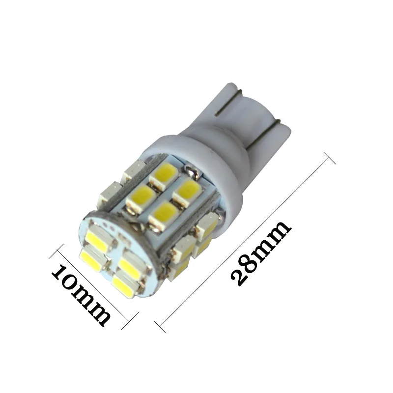 Хороший автомобильный светильник 12 В led T10 20 SMD 1206 3020 W5W 194 501 Лампа боковая лампа