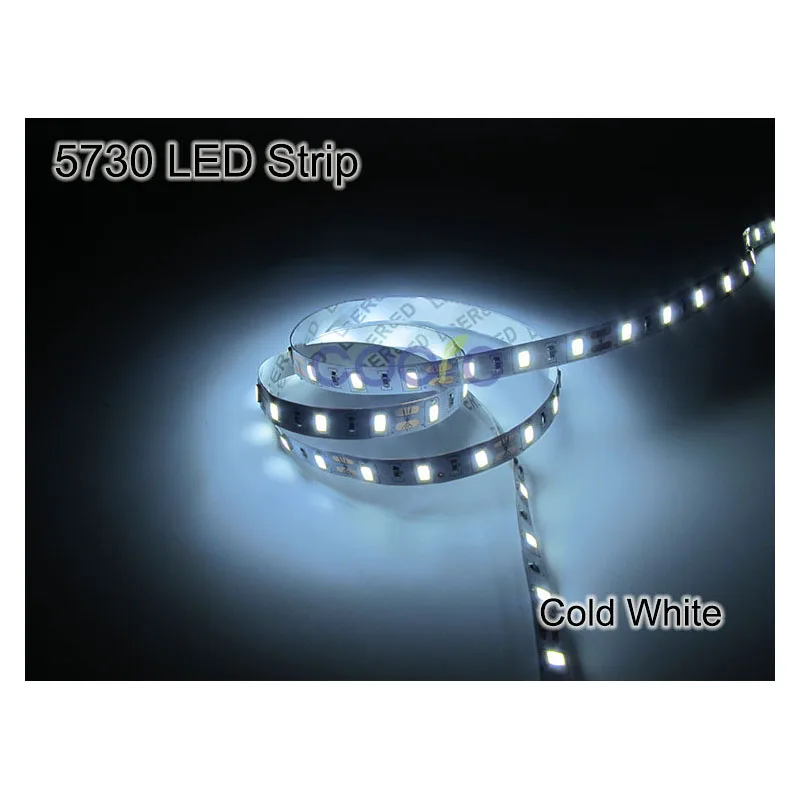 Светодиодная лента 5730 SMD 12 в пост. Тока 60 светодиодов/м 5 м/лот не