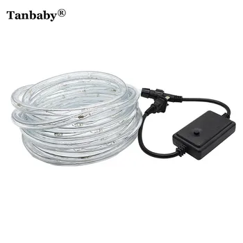 

Tanbaby AC220V LED Strip RGB Rainbow Tube 5050 SMD 20 LED/M IP67 Waterproof Christmas Outdoor Indoor Flexible LED Ribbon Tape
