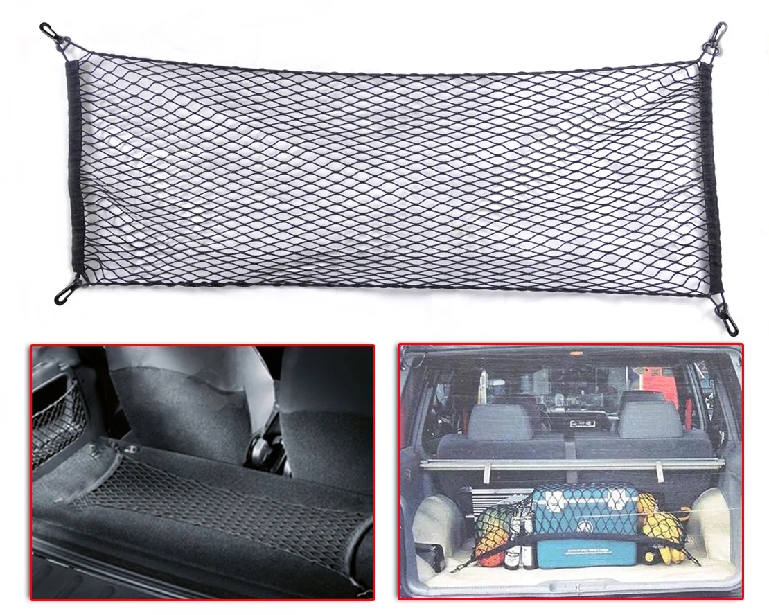 

DWCX Stretchy Nylon Spider Style Rear Cargo Trunk Storage Organizer Net For Toyota RAV4 2006 2007 2008 2009 2010 2011 2012