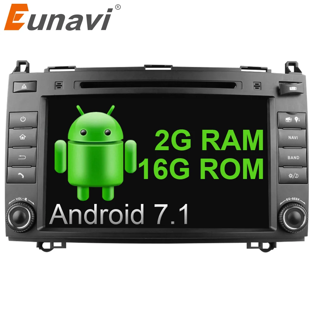 Eunavi 2 Din 8 Inch Android 7 1 font b Car b font DVD Player font