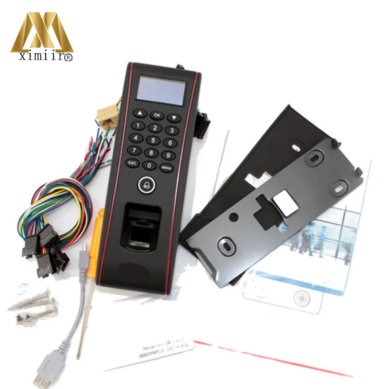 ZK TF1700 водонепроницаемый биометрический контроль времени и контроля доступа к двери с MF IC картой записи времени