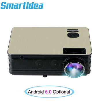 

Smartldea HD LED daytime Projector LED86plus (Android 6.0 Optional) Bluetooth 5000lumen 1080P 3D TV Proyector Video Game Beamer