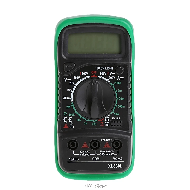 High Quality Handheld Counts With Temperature Measurement LCD Digital Multimeter Tester XL830L Without Battery