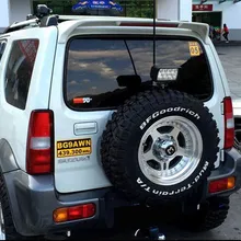 Спойлер для крышки багажника из АБС пластика Suzuki Jimny 2007 2016 с