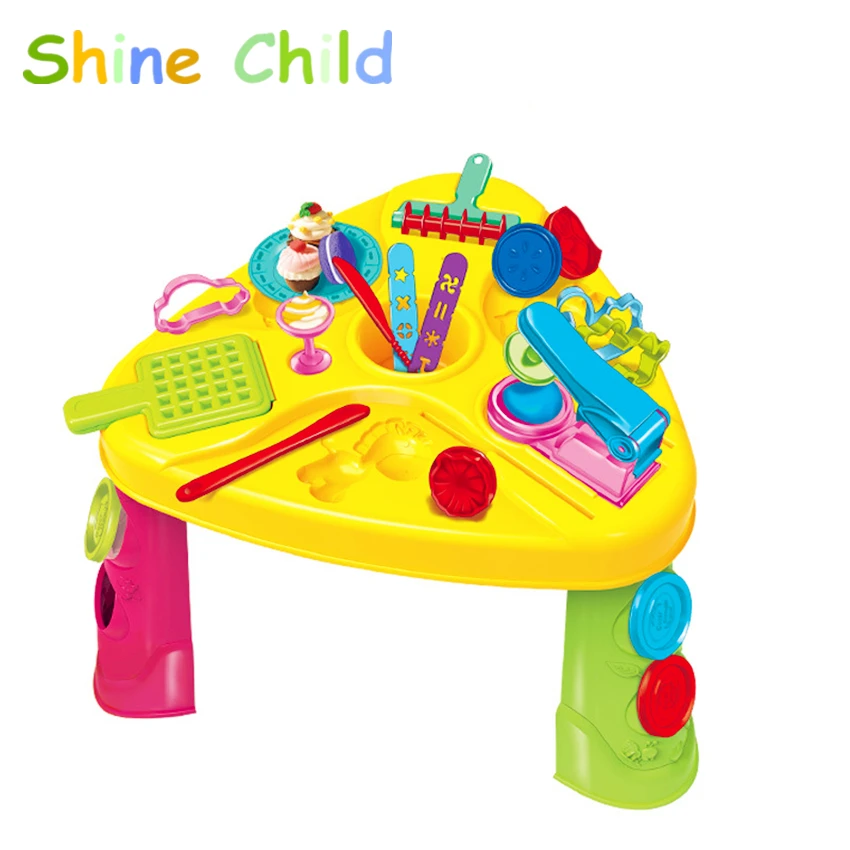 

DIY Plasticine Table Animals Playdough Mud Foam Gadget Charm Play Clay Model Maker Putty Kit Polymer Fimo Tool Toys For Children