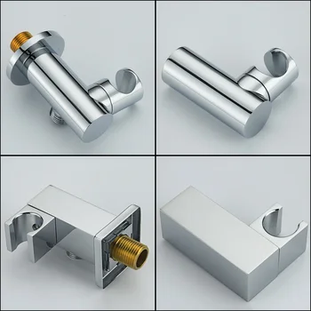 

MTTUZK Shower Seat Solid Brass G1/2" With Shower Hose Connector Shower Mounting Brackets Handheld Shower Holder