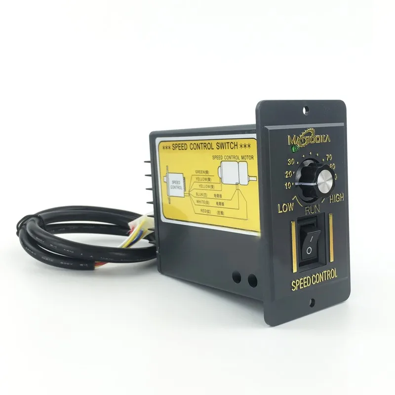 

AC 220V Motor Speed Controller 6W/15W/25W/40W/60W/90W/120W/180W/200W/250W