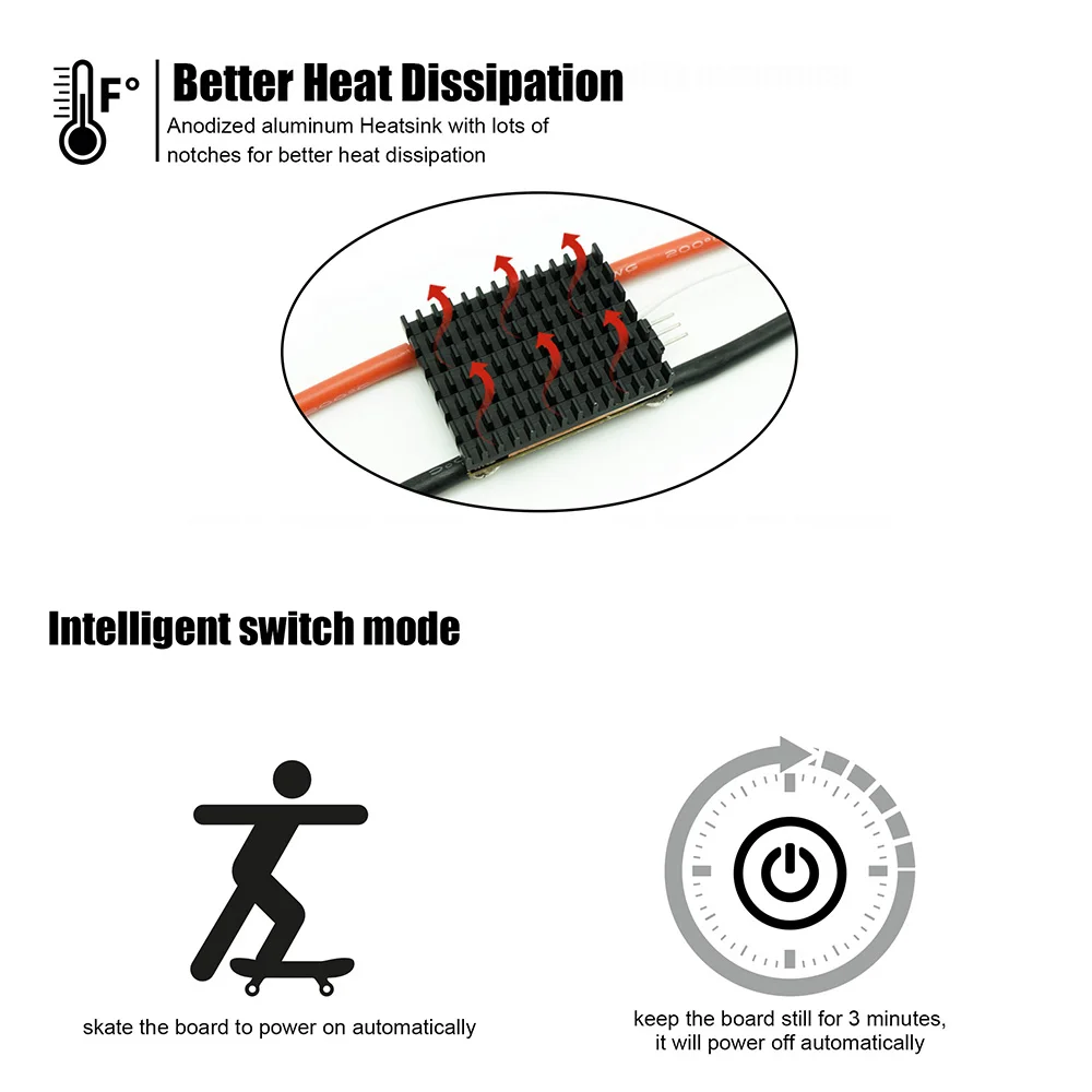 Flipsky V2.1 анти-Искра переключатель 280A/800A 13S для электрического скейтборда E-bike E-scooter робот пульт дистанционного управления аксессуары