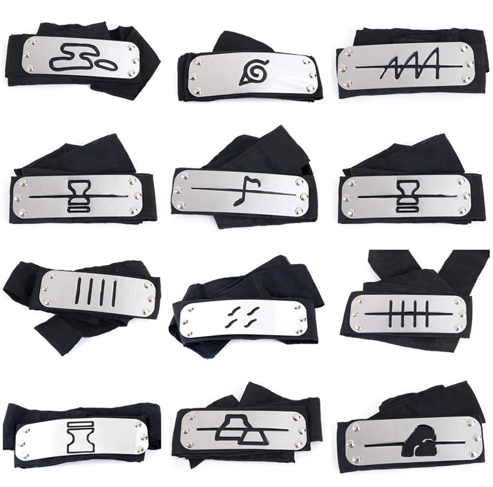 Details about  / Naruto Hokage Bag Set Headband Itachi Ring Ninja Headband Cosplay Necklace Props