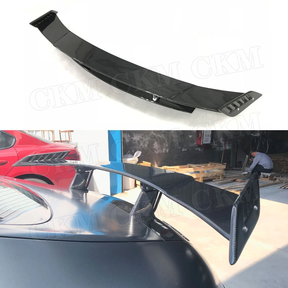 

Carbon Fiber Rear Spoiler Tail Trunk Wing For Mercedes Benz AMG GT AMG GTS AMG GTR Coupe 2 Door FRP Rear Boot Spoiler
