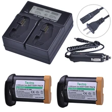 2 шт 3000 mAh LP-E4 LP E4 LPE4 Батарея Akku + ЖК-дисплей двойной быстро Зарядное устройство для Canon EOS 1D Марк 3 III 1DX Марк 4 IV 1DX цифровых зеркальных камер