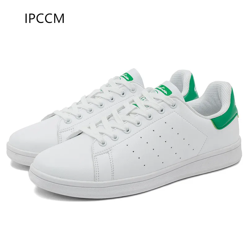 

IPCCM 2018 Spring And Autumn New Trend Casual Men's Shoes Stylish And Comfortable Breathable Fiber High Quality Men's White Shoe