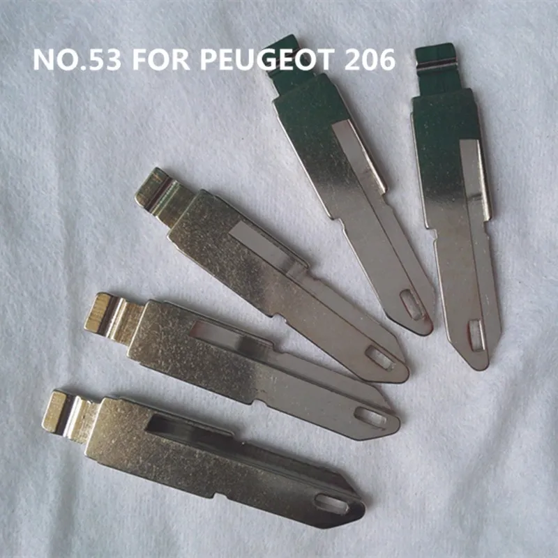 DAKATU замена ключа № 53 для peugeot 206 удаленное замена лезвия-ключа