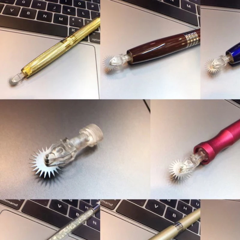 Mezoroller легко раскраска ролик булавки иглы для микроблендинга для ручка для вышивки Перманентный макияж туман иглы для затенения новое