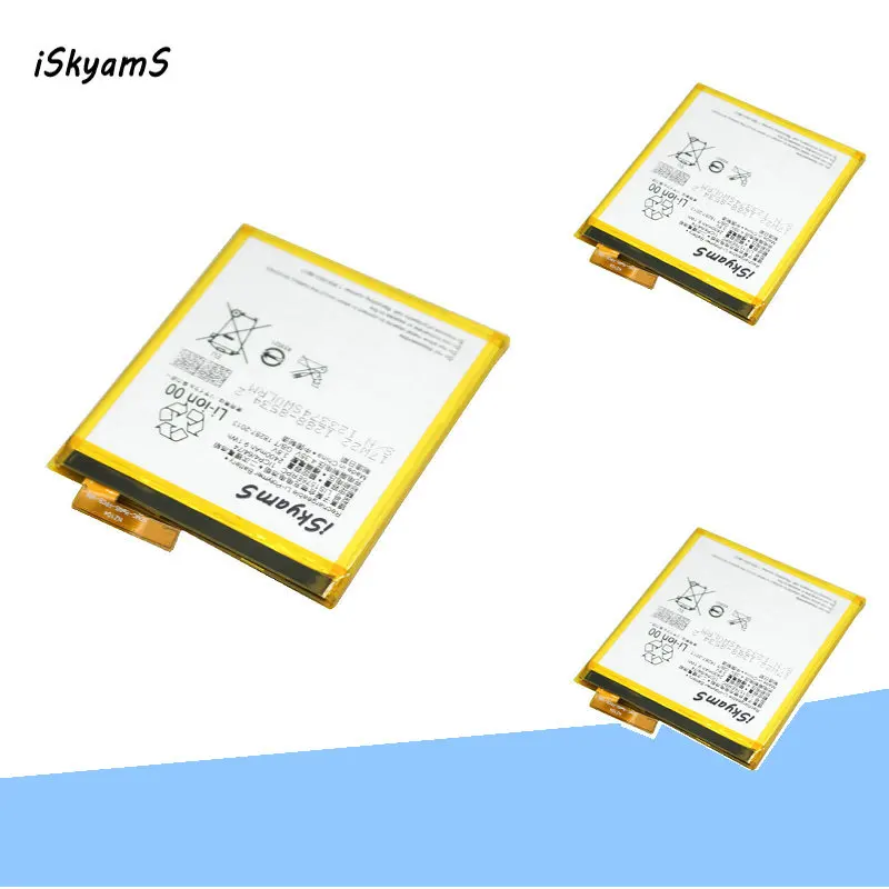 Iskyams 3x2400 мА/ч, LIS1576ERPC Замена литий-полимерный аккумулятор Батарея для sony M4 Aqua E2303 E2333 E2353 E2363 E2312 E2306