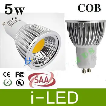

100x Dimmable Led spotlight 5w COB LED Lamp Bulb Neutral White 4500k 60angle AC85-265V 12v 3 years warranty