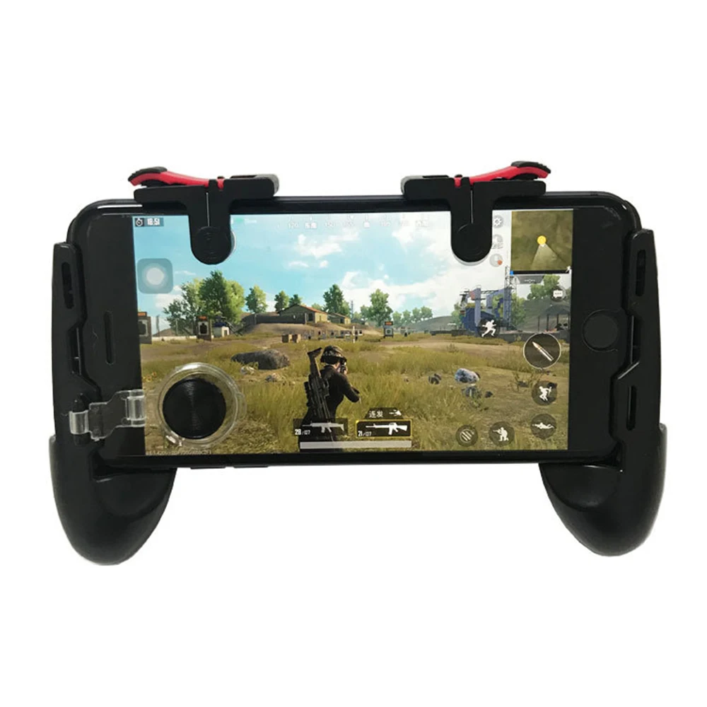 4 in1 PUBG Game Trigger Phone Gaming Mobile Controller Gamepad Free Fire Trigger Pad Grip L1R1 Joystick Tools for Android IOS