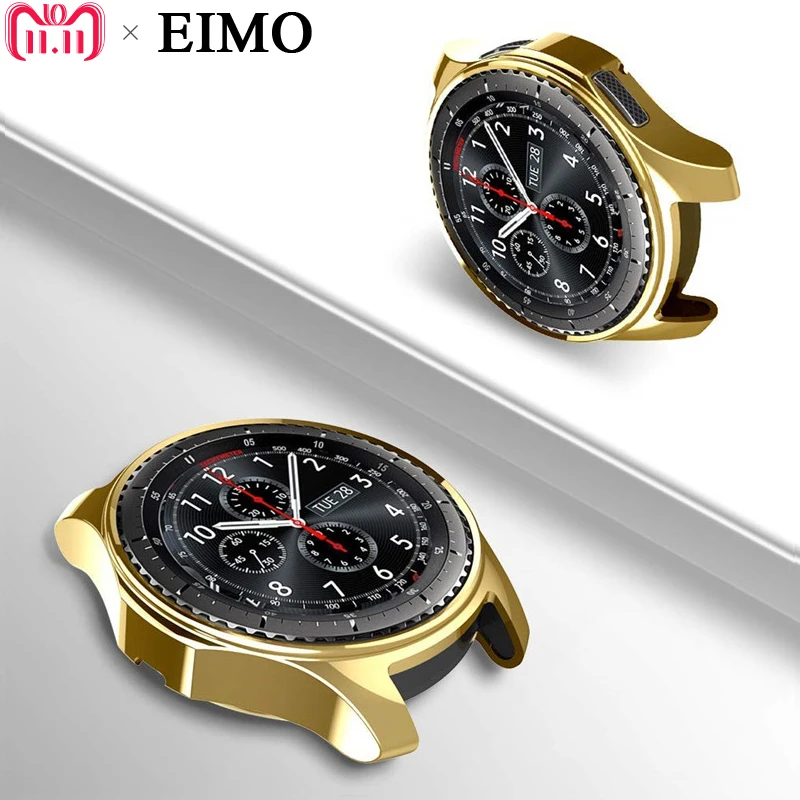 Защитный чехол для часов EIMO samsung gear S3 frontier band Galaxy Watch 46 мм Сменный Чехол из ТПУ