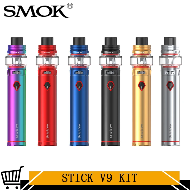 Оригинальная электронная сигарета Smok набор V9 батарея 3000 мАч вейп-ручка бак 5 мл