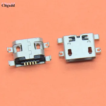 

200pcs / lot for Alcatel OT995 mini charge micro usb charging female jack connector dock plug socket replacement repair parts