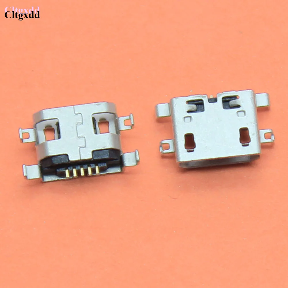 

3 5 10 PCS Micro USB Connector 5pin heavy plate B type no side Female Jack For Mobile Mini USB repair mobile tablet Tail plug