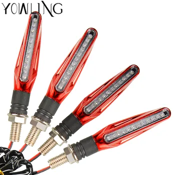 

For Honda MSX125 MSX 125 PCX 125 150 CBR 600 F4 F4i HORNET 250 CB650F Motorcycle LED Flexible Turn Signal Indicator Amber Light