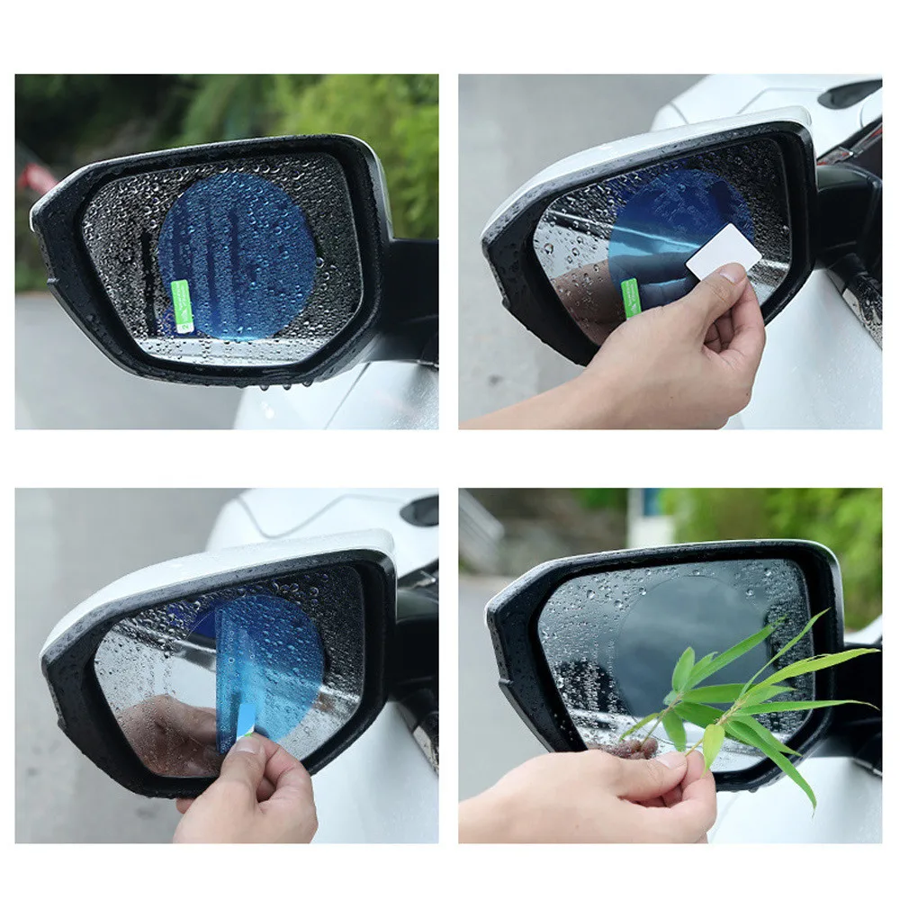 KAKUDER Car Anti Water Mist Film Anti Fog Nano Coating Rainproof Rearview Mirror Window Protective Film Water/Dust proof#30