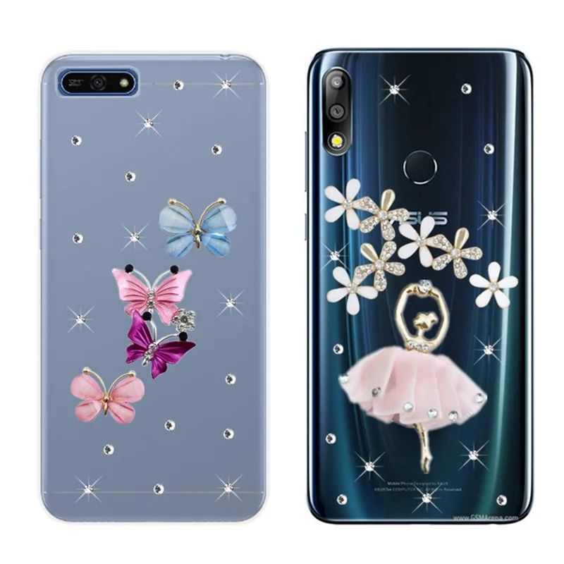 

ballet girl clear Cover For Asus ZenFone 4 Pro ZS551KL ZE554KL ZC520KL Case bumper For Zenfone Max Pro (M2) ZB631KL ZB633KL case