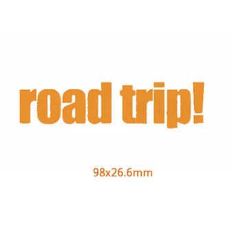 

Road Trip Phrase Metal Cutting Dies DIY Scrapbooking Embossing Paper Cards Making Crafts Supplies New 2019 Diecut