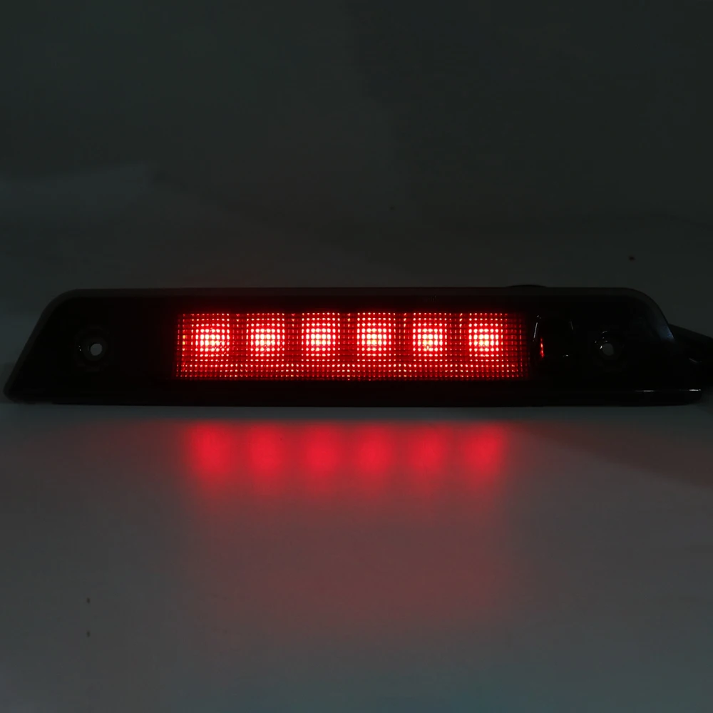 Smoked LED 3rd Third Brake Light High Mounted Stop Light Red Lighting For Jeep Grand Cherokee 2005 - 2010 (5)
