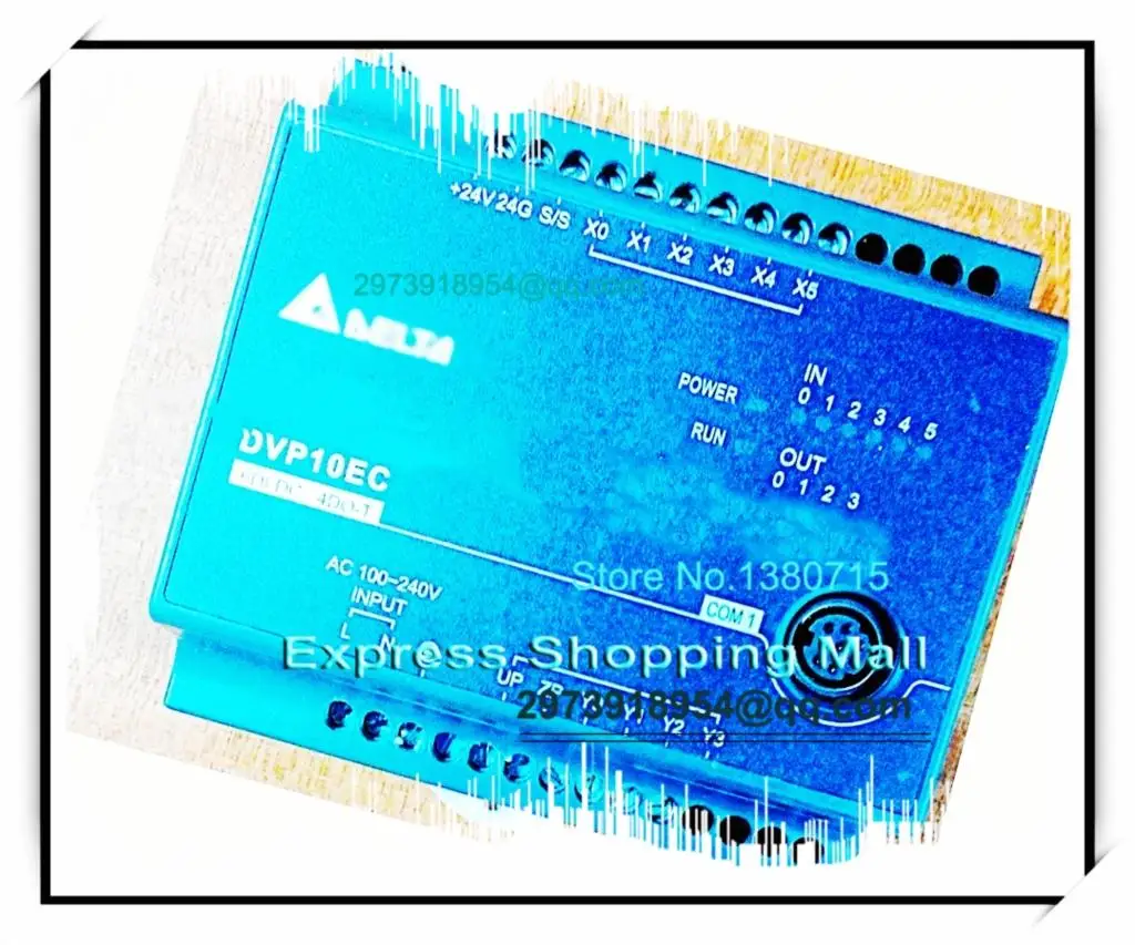 New Original DVP10EC00T3 Delta PLC EC3 series 100-240VAC 6DI 4DO Transistor output new original dvp24ec00t3 delta plc ec3 series 100 240vac 12di 12do transistor output