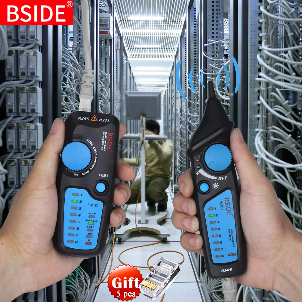 

High Quality Network Cable Tracker Tester RJ45 RJ11 Telephone Wire Toner Ethernet LAN Tracer Analyzer Detector Line Finder