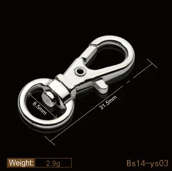 

100Pcs 32mm length large lobster clasp DIY accessory fit necklace and phone strips