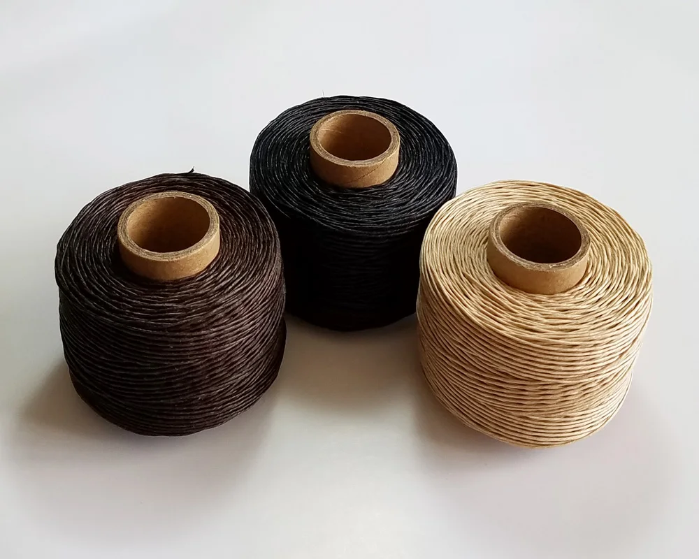 

Wholesale 100% Linen waxed thread rope 100m/roll high tenacity cord for accessory handmade DIY