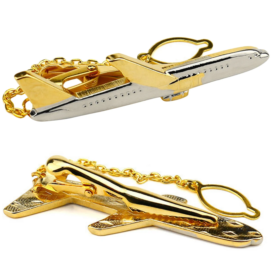 

Korean Version of the Spot Custom Tie clip Hot Tie clip Aircraft Modeling Metal Plating Men's Business Office Personality