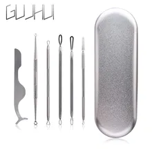 Угрей очистки 4 шт иглы извлечения Черноголовых removedor де espinillas S1