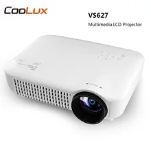 Coolux VS627 LCD Projector 3000 LM 1280 x 800 Pixels Support 1080P for Home Cinema Best Home Theater Proyector Eye Protection