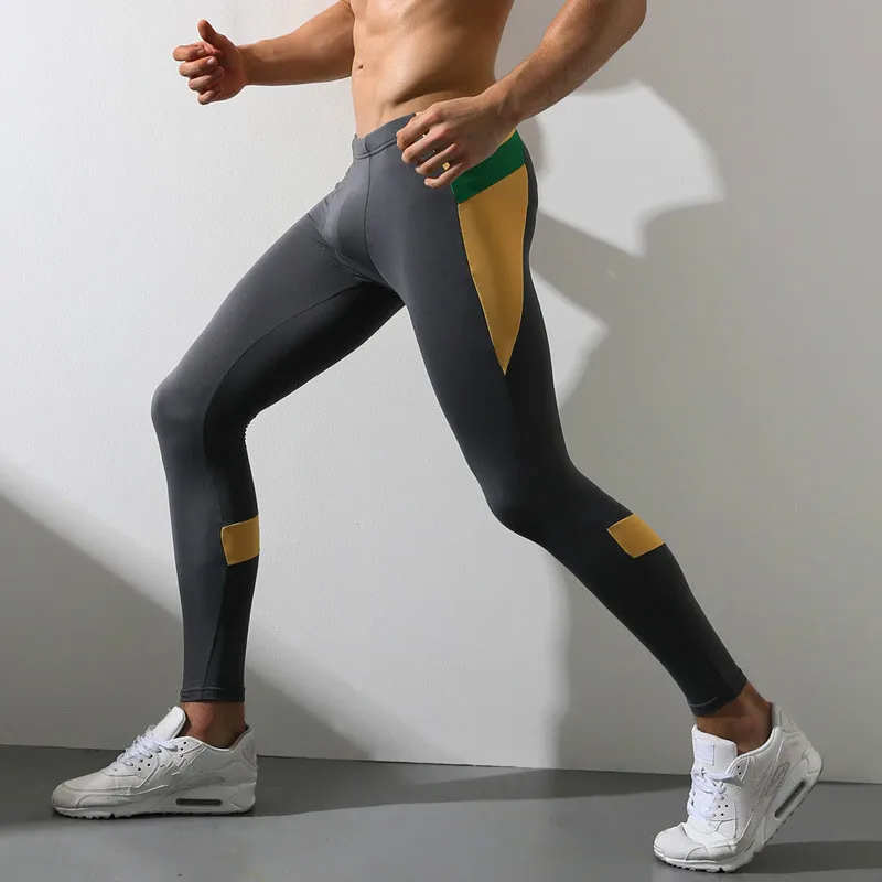 Sport Tight Pant Men Pro Basketball Fitness Training Jogging Leggings ...