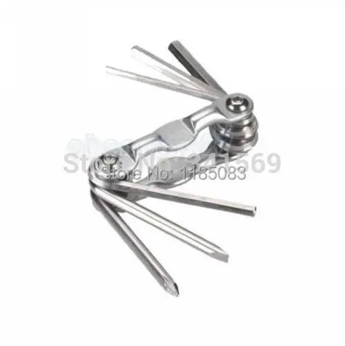 Silver New Bike Bicycle cycling Carbon Steel Tool Hex key wrench 3 4 5 6mm screwdriver